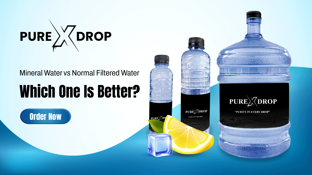 Mineral Water vs Normal Filtered Water – Which One Is Better